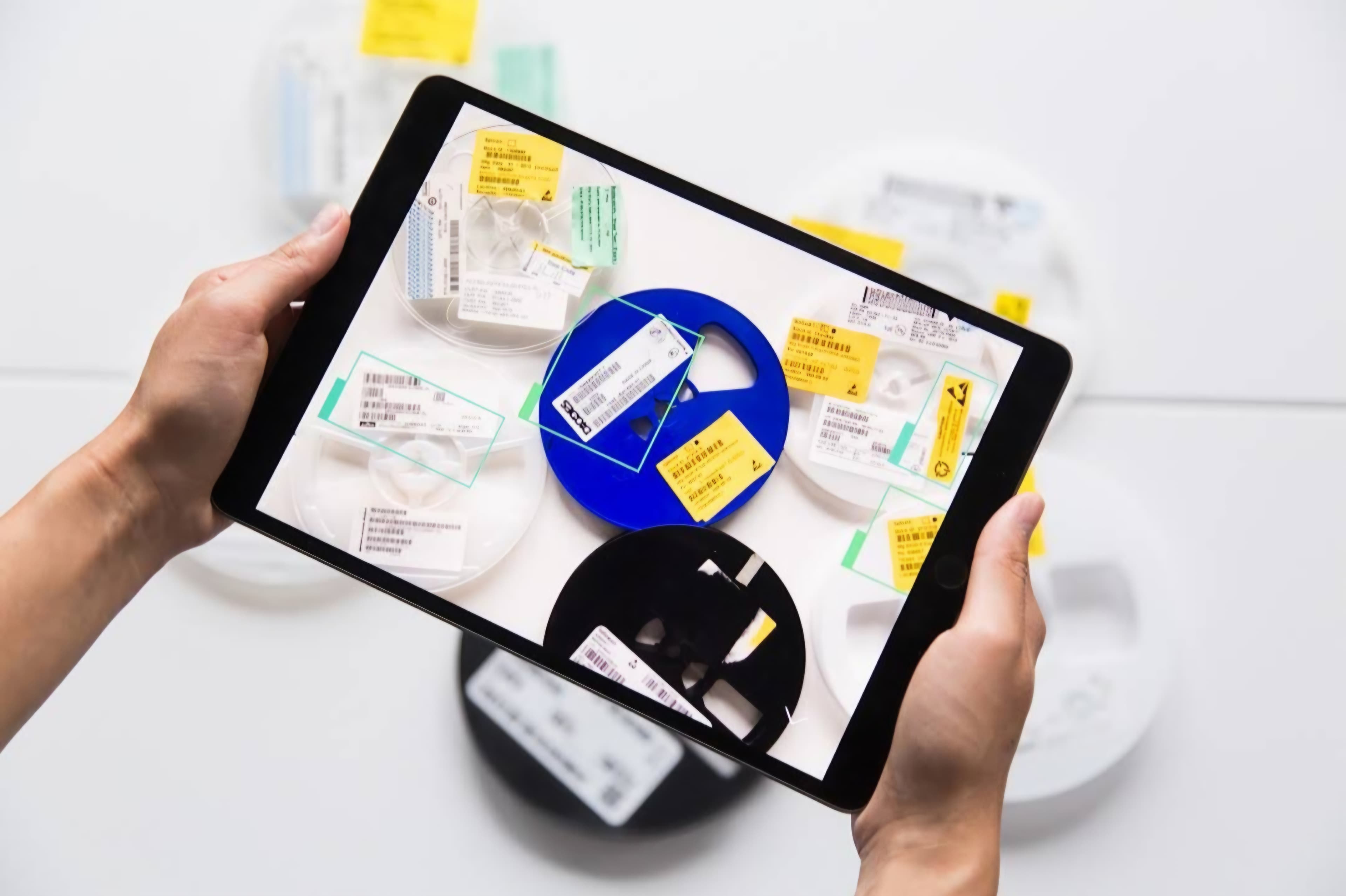 Bildverarbeitungs-KI als Tablet-App