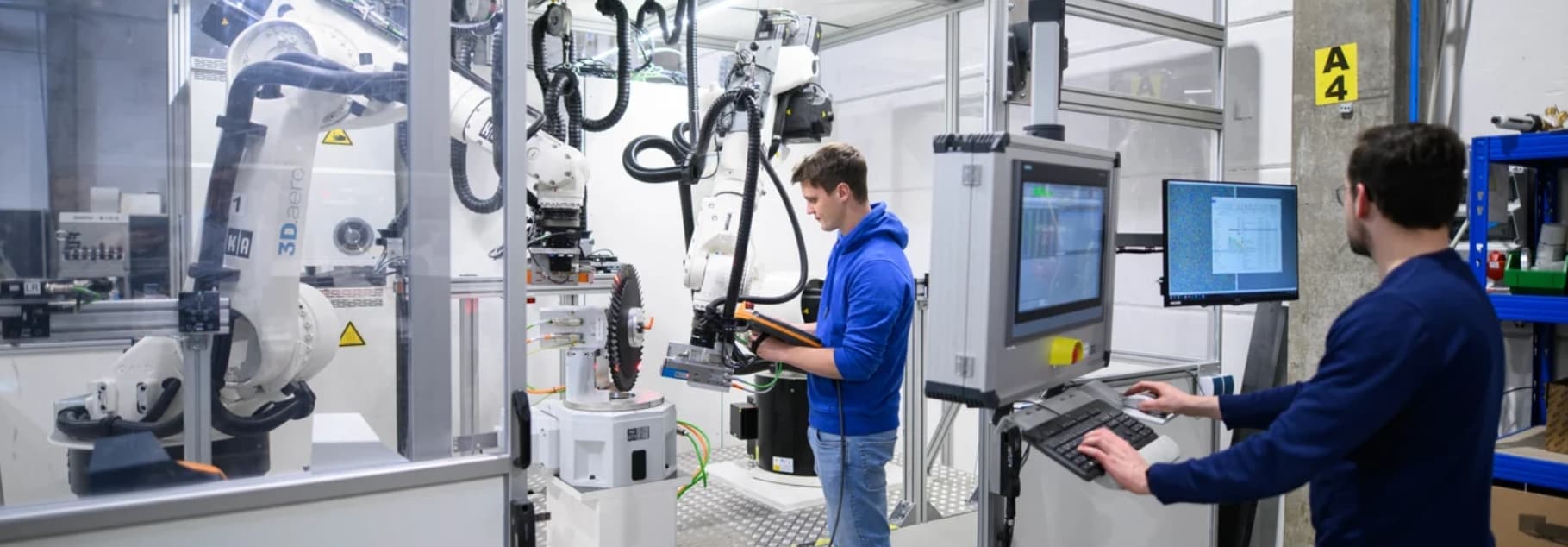 Lufthansa Technik Turbinenschaufeln-Kontrolle